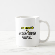 Minha irmã é rei Refrigerar do sofá Canecas