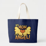 Minha mamã é uma sacola do anjo bolsa para compra