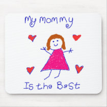Minha mamãe é o melhor mousepads