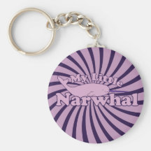 Minha paródia pequena de Narwhal Chaveiro