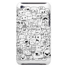 Minha raiva enfrenta a capa de ipod capas iPod touch Case-Mate