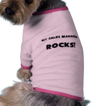 MINHAS ROCHAS do gerente de vendas! Roupa Para Cães