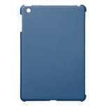 Mini caso do iPad azul liso