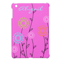 Mini caso do iPad floral