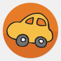 Mini mini carro adesivo