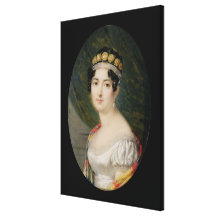 Miniatura do retrato da imperatriz Josephine (1763 Impressão Em Canvas