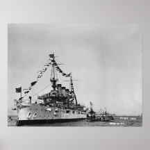 Minnesota (BB22). Arco do porto (1907) Posteres