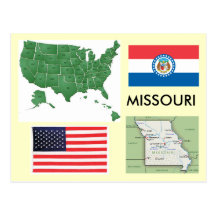 Missouri, EUA Cartao Postal