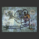Mistura de Steampunk da trompa francesa posters