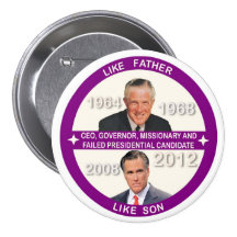 Mitt Romney & George Romney Botons