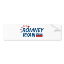 Mitt Romney Paul Ryan 2012 estrelas adesivos de carro