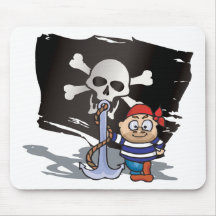 Miúdo do pirata mousepad
