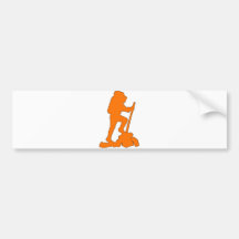 Mochileiro do design gráfico do emblema da silhuet adesivo