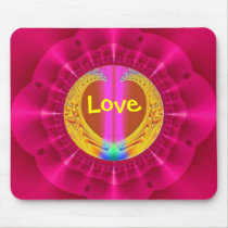 Modelo da foto do amor mousepads
