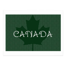 Modelo dos cartão, folha de bordo de Canadá Cartoes Postais