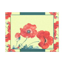 MOHNBLUMEN - IMPRESSÃO DE CANVAS ESTICADAS
