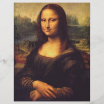 Mona Lisa Panfleto Personalizado