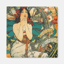 Monaco Monte - Carlo Alphonse Mucha Imãs