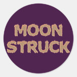 mondsüchtig moonstruck adesivo redondo