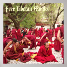 Monges tibetanas livres poster