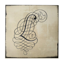 mongram "que eu" telho azulejo de cerâmica 