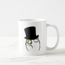 Monocle neutro (de 9gag, de reddit, e de raiva) caneca