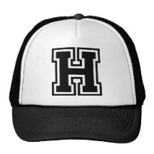 Monograma da letra "H" Bonés