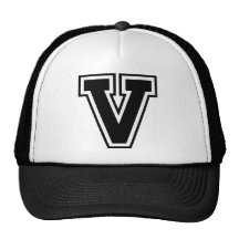 Monograma da letra "V" Bone
