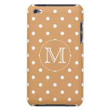 Monograma feito sob encomenda. Teste padrão de bol Capas iPod Case-Mate