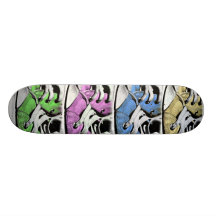 Monopatim com motivo “Chucks 4 " Skateboard
