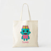 Monstro da dobra bolsa para compras