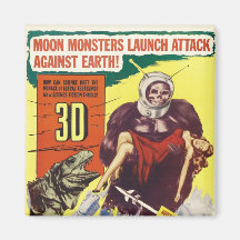 MONSTRO da LUA do ROBÔ 3D Imã