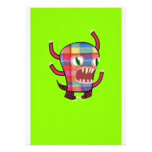 Monstro da xadrez convite personalizado