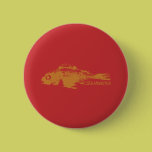 Monstro de mar vermelho dos peixes crachás