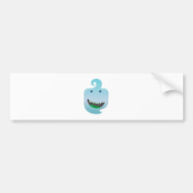 monstro delicada cute adesivo