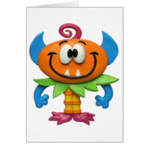 Monstro do bebê cartão