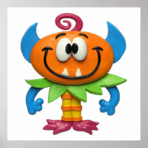 Monstro do bebê posters