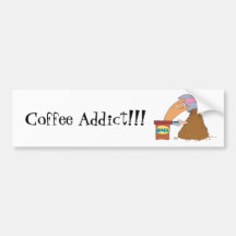 Monstro do café adesivos