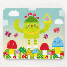 monstro do primavera mousepad