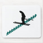 MONTANHAS VERDES DO ESQUI MOUSEPAD