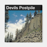 Monumento nacional de Postpile dos diabos Imã