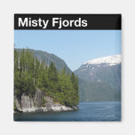 Monumento nacional dos Fiords enevoados Imãs De Geladeira
