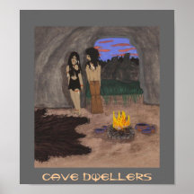 Moradores de caverna poster