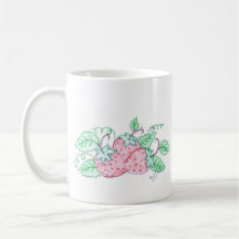 morangos, morangos caneca