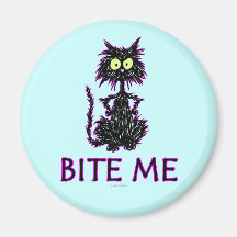 Morda-me! Design do presente do gato Ima De Geladeira