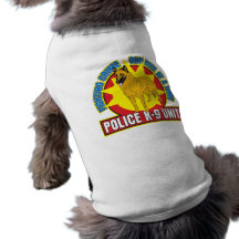 Mordida de Malinois do belga K9 Camiseta Para Cães