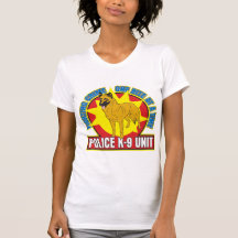 Mordida de Malinois do belga K9 Camisetas