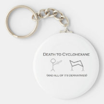Morte ao Cyclohexane Chaveiros