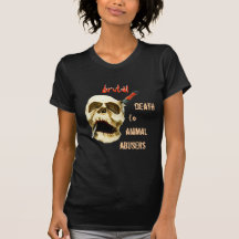 MORTE BRUTAL À CAMISA ANIMAL DO CRÂNIO DOS ABUSADO TSHIRTS