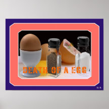 MORTE DO OVO DE KEITH POSTER